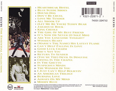 The Essential Collection - Australia 1995 - BMG 74321 228712 - Elvis Presley CD
