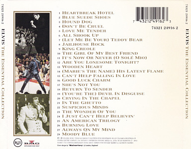 The Essential Collection - Spain 1998 - BMG 74321 24916 2 - Elvis Presley CD