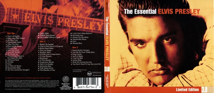The Essential Elvis Presley - Limited Edition 3.0 - USA 2008 - Sony/BMG 88697 34754 2