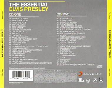 The Essential Elvis Presley - Mexico 2022 - Sony Music 88697778392 - Elvis Presley CD
