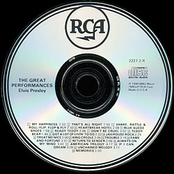 The Great Performances - BMG 2227-2-R - USA 1990