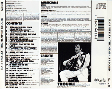 The Memphis Record - USA 1987 - BMG 6221-2-R - Elvis Presley CD