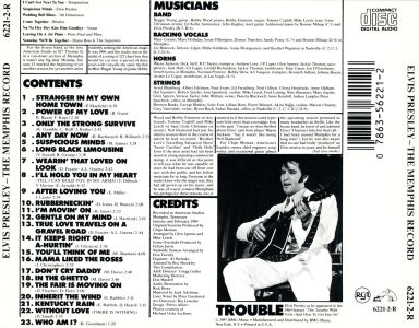 The Memphis Record - USA 1993 - BMG 6221-2-R