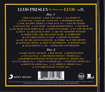 The Music from Elvis at the O2 - England 2105 - Elvis Presley CD