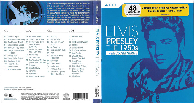 Elvis Presley - The 1950s - The Box Set Series - RCA/Legacy 88883767922 - USA 2014