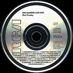 The Number One Hits - USA 1991 - Direct Marketing - BMG 6382-2-RRE-1 - Elvis Presley CD
