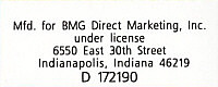 The Number One Hits - USA 1991 - Direct Marketing - BMG 6382-2-RRE-1 - Elvis Presley CD