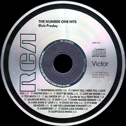 The Number One Hits - USA 1996 - BMG 6382-2-RRE-1 - Elvis Presley CD
