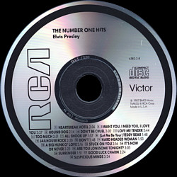 The Number One Hits - USA 1998 - BMG 6382-2-RRE-1 - Elvis Presley CD