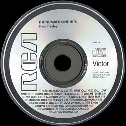 The Number One Hits - USA 1988 - BMG 6382-2-R - Elvis Presley CD