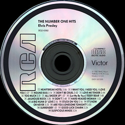 The Number One Hits - USA 1999 - BMG BG2 6382 (Columbia House) - Elvis Presley CD