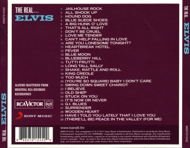 The Real Elvis - Australia 2011 - Sony Music 88697915452 - Elvis Presley CD