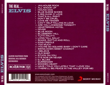 The Real Elvis - EU 2011 - Sony Music 88697915452