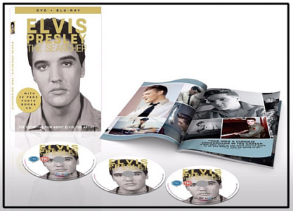 Elvis Presley The Searcher Special Edition Blu-Ray & DVD & CD-  Sony UK & ireland 2018 - Sony UK-J2066 VFE34533 - Elvis Presley CD