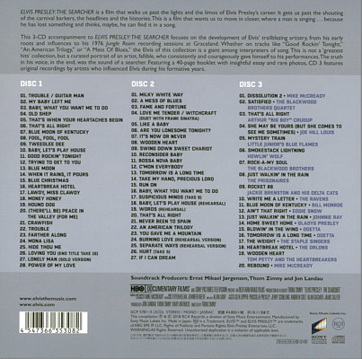 Elvis Presley The Searcher- Deluxe Edition - Japan 2018 - Sony Music SICP 5781~3 19075806732 - Elvis Presley CD