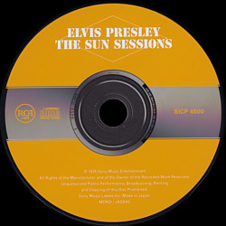 The Sun Sessions - Japan 2015 - Sony Music SICP 4500G - Elvis Presley CD