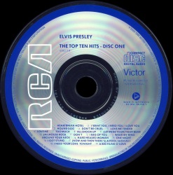 The Top Ten Hits - Australia 1987 - BMG 6383-2-R - Elvis Presley CD
