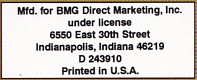 The Top Ten Hits - 07863 56383-2 - BMG Direct Marketing USA 1998 - Elvis Presley CD