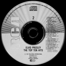 The Top Ten Hits - Germany 1998 - BMG PD 86383(2) - Elvis Presley CD