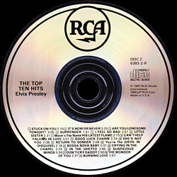 The Top Ten Hits - 07863 56383-2 - BMG - USA 2000 (Slip-In Box)  - Elvis Presley CD