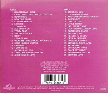 The Top Ten Hits - 07863 56383-2 - BMG - USA 1998 (Glad Products Company Promo) - Elvis Presley CD