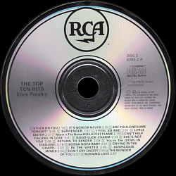 The Top Ten Hits - Canada 1992 - BMG 6383-2-R- Elvis Presley CD