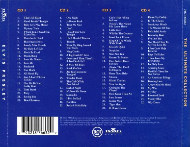 The Ultimate Collection - UK & Ireland 2001 - BMG Direct 74321 876632