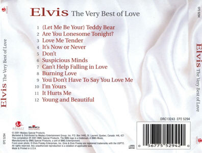 The Very Best Of Love - USA 2001 - BMG EP2 5294