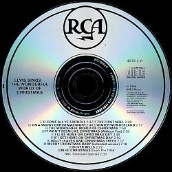 Elvis Sings The Wonderful World Of Christmas - Canada 1988 - BMG 4579-2-R
