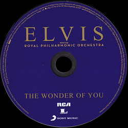 The Wonder Of You - Elvis Presley with the Royal Philharmonic Orchestra - Australia 2016 - Sony Legacy 88985362242 - Elvis Presley CD