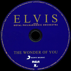 The Wonder Of You - Elvis Presley with the Royal Philharmonic Orchestra - EU 2016 - Sony Legacy 888985362242  - Elvis Presley CD