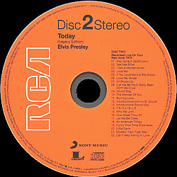 Today - Legacy Edition - Australisa 2015 - Sony Music Legacy- 88875084942 - Elvis Presley CD