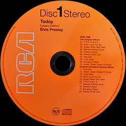 Today - Legacy Edition - Japan 2015 - Sony Music Labels 'SICP 4489-90- Elvis Presley CD