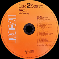 Today - Legacy Edition - Japan 2015 - Sony Music Labels 'SICP 4489-90- Elvis Presley CD