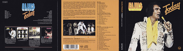 Today - Legacy Edition - Japan 2015 - Sony Music Labels 'SICP 4489-90- Elvis Presley CD