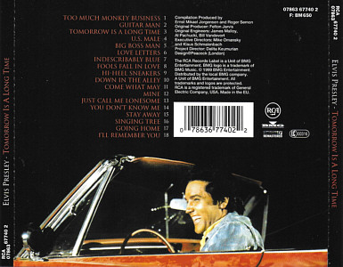 Tomorrow Is A Long Time - Taiwan 1999 - BMG 07863 67740 2 - Elvis Presley CD