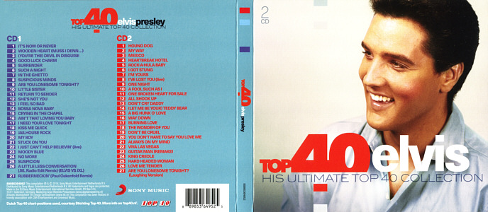 Top 40 Elvis Presley - His Ultimate Top 40 Collection - Sony Music Netherlands 2018 -  88985364952 - Elvis Presley CD