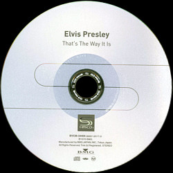 That's The Way It Is - Japan 2009 - BMG BVCM-34404 (88697-39177-2) - SHM CD - Elvis Presley CD