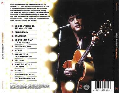 Elvis Uncovered - USA 2014 - Sony 88691950012 - Elvis Presley CD