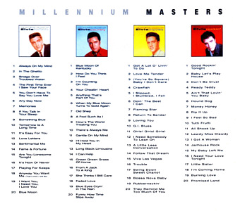 Millennium Masters - The Ultimate Collection - Elvis Presley - UK &Ireland 1999 - BMG 74321 724672