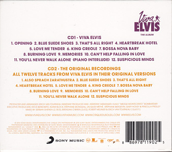 Viva Elvis - The Album - EU 2010 - Sony Music 88697811902