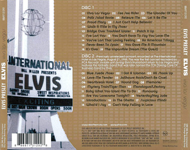 Viva Las Vegas   - Australia 2007 - Sony/BMG 88697131292 - Elvis Presley CD