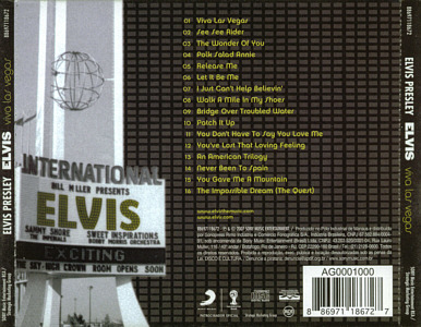 Viva Las Vegas - Sony 88697118672 - Brazil 2014 - Elvis Presley CD