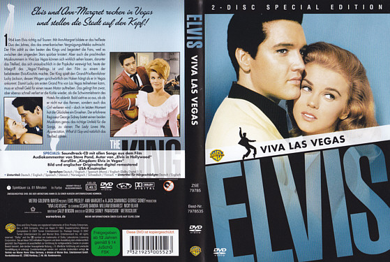 Elvis Presley DVD &amp; CD - Viva Las Vegas - Germany 2007 - (CD)Sony/BMG 88697136052