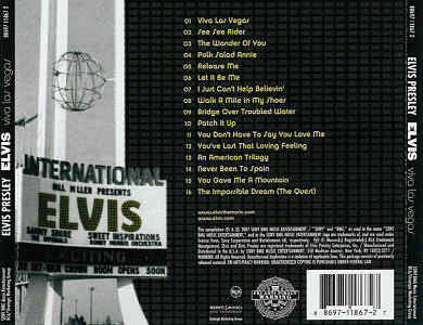 Viva Las Vegas - BMG 88697 11867 2 - USA 2007