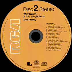 Way Down In The Jungle Room - Sony Legacy 8898531802- USA 2016 - Elvis Presley CD