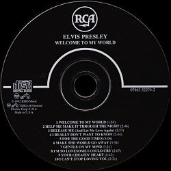 Welcome To My World - Elvis Presley CD Welcome To My World - BMG 07863-52274-2 - USA 1997 - Elvis Presley CD