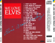 We Love Elvis 50's - We Love Elvis - Australia 1992 - BMG 7432110226-2