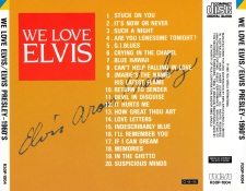We Love Elvis 60's - We Love Elvis - Australia 1992 - BMG 7432110226-2