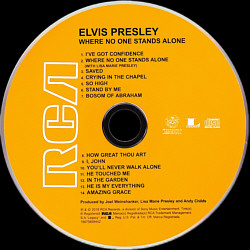 Where No One Stands Alone - USA 2018 - Sony Legacy 19075859442 - Elvis Presley CD